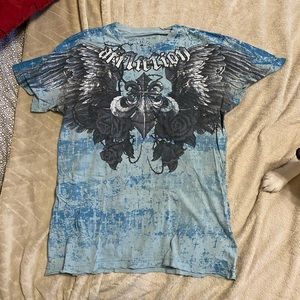 Men’s affliction shirt Sz small